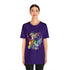 Rainbow Belly Dancer in Motion - Short Sleeve Tee